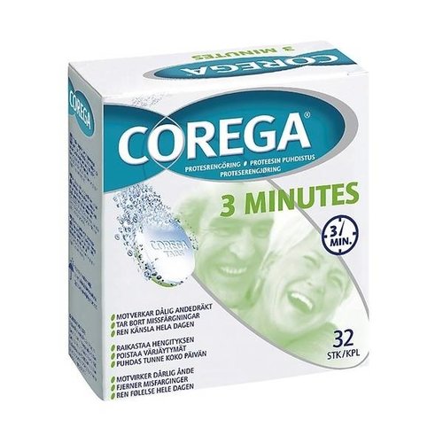 Corega Corega Tabs 3 Min - 36 Stuks Corega Corega Tabs 3 Min - 36 Stuks