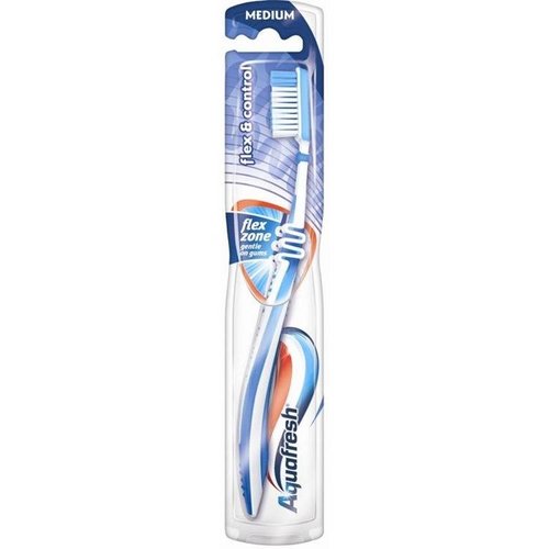 Aquafresh Aquafresh Tandenborstel Flex & Control Medium - 1 Stuks Aquafresh Aquafresh Tandenborstel Flex & Control Medium - 1 Stuks