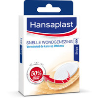 Hansaplast Snelle Wondgenezing Groot - 8 Stuks