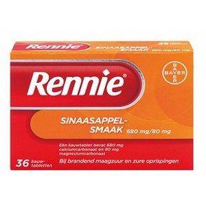 Rennie Rennie Sinaasappel - 36 Tabletten