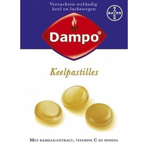 Dampo Dampo Keelpastilles - 24 Tabletten Dampo Dampo Keelpastilles - 24 Tabletten