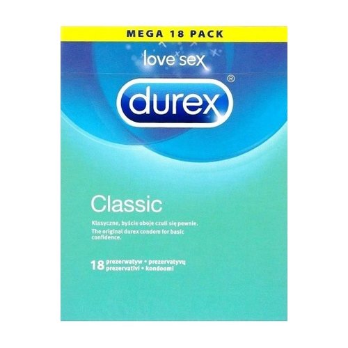 Durex Durex Classic Condooms 18 Stuks Durex Durex Classic Condooms 18 Stuks
