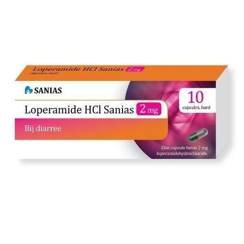 Sanias Sanias Loperamide 2mg - 10 Stuks