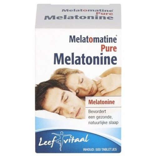 Melatomatine Melatomatine Pure Melatonine - 500 Stuks Melatomatine Melatomatine Pure Melatonine - 500 Stuks