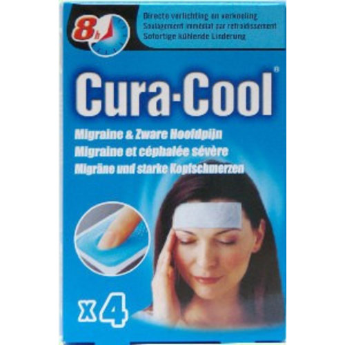 Cura-Cool Cura-Cool Migraine - 4 Strips