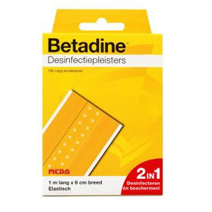 Betadine Betadine Desinfectiepleister - 1mx6 Cm