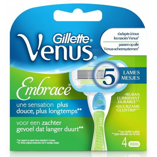 Gillette Gillette Woman Venus Embrace Mesjes - 4 Stuks