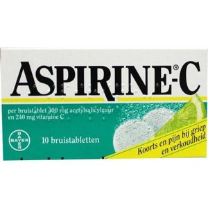 Aspirine Aspirine C Bruis - 10 Tabletten Aspirine Aspirine C Bruis - 10 Tabletten