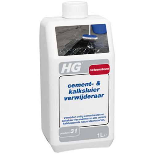 Hg Hg Natuursteen Cement- & Kalksluier Verwijderaar - 1 Liter Hg Hg Natuursteen Cement- & Kalksluier Verwijderaar - 1 Liter