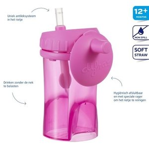 Difrax Difrax Antilekbeker Voor Rietje - 1 Stuks Difrax Difrax Antilekbeker Voor Rietje - 1 Stuks