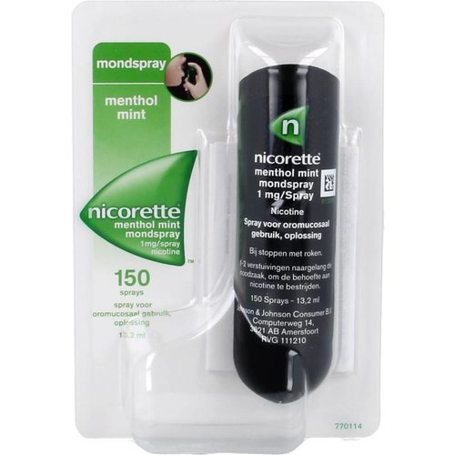 Nicorette Nicorette Mondspray - 13.6 Ml Nicorette Nicorette Mondspray - 13.6 Ml