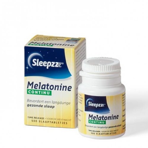 Sleepzz Sleepzz Melatonine Continu - 500 Tabletten Sleepzz Sleepzz Melatonine Continu - 500 Tabletten