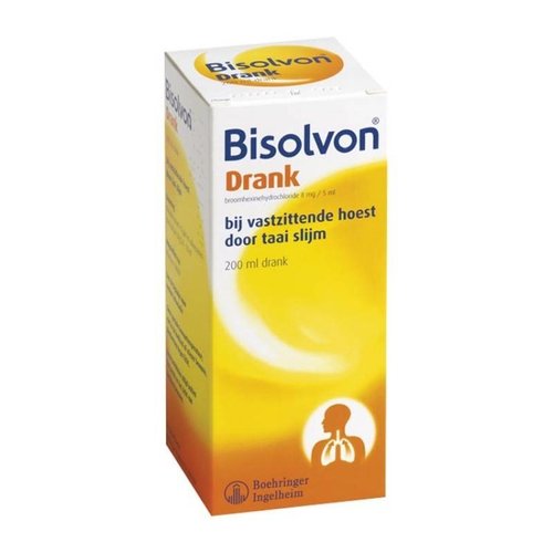 Bisolvon Bisolvon Elixer Forte 8mg/5ml - 200 Ml Bisolvon Bisolvon Elixer Forte 8mg/5ml - 200 Ml