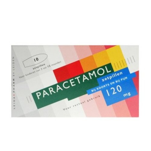 Leidapharm Leidapharm Paracetamol Zetpil 120 Mg - 10 Zetpillen