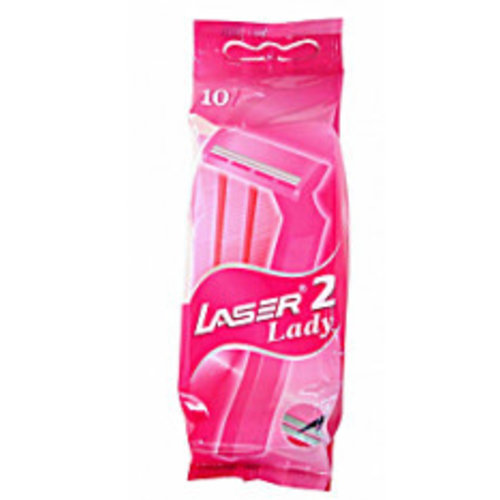 Laser Laser Ii Lady Wegwerpmesjes - 10 Stuks