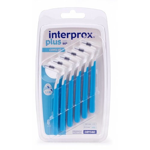 Interprox Interprox Plus 1150 Conisch Blauw - 6 Stuks