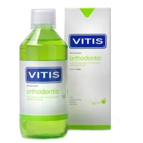 Vitis Vitis Orthodontic Mondspoeling - 500 Ml Vitis Vitis Orthodontic Mondspoeling - 500 Ml