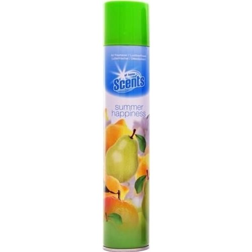 At Home At Home toiletspray citroen & peer geur 400 ml At Home At Home toiletspray citroen & peer geur 400 ml