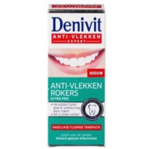 Denivit Denivit Tandpast Anti Vlekken Rokers - 50ml Denivit Denivit Tandpast Anti Vlekken Rokers - 50ml