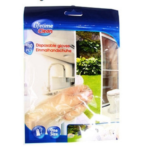 Lifetime Lifetime Clean Wegwerp Handschoenen - 100 Stuks Lifetime Lifetime Clean Wegwerp Handschoenen - 100 Stuks
