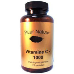 Puur Natuur Puur Natuur Vitamine C 1000mg - 25 Tabletten