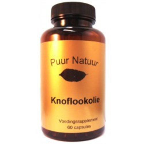 Puur Natuur Puur Natuur Knoflookolie - 60 Capsules Puur Natuur Puur Natuur Knoflookolie - 60 Capsules