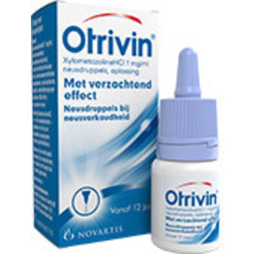 Otrivin Otrivin Druppels 0.1% Volwassen 10 Ml