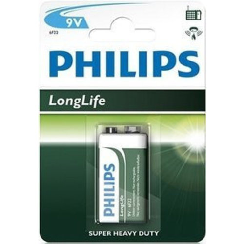 Philips Philips Longlife 6f22 - Batterij 9v 1 Stuk