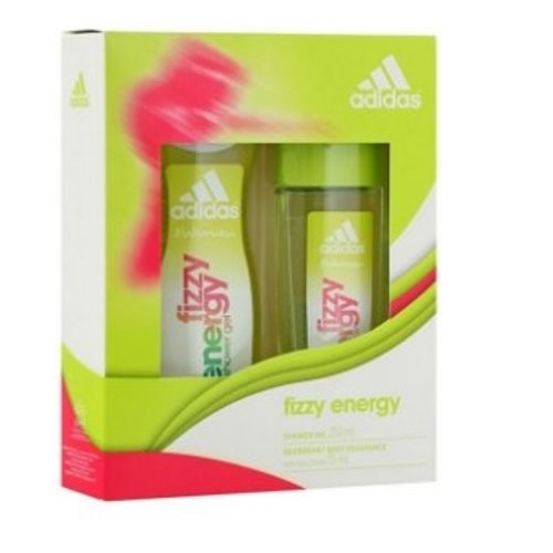 Adidas Adidas Women Frizzy Energy Geschenkset Edt 30ml & Showergel - 1 Stuks Adidas Adidas Women Frizzy Energy Geschenkset Edt 30ml & Showergel - 1 Stuks