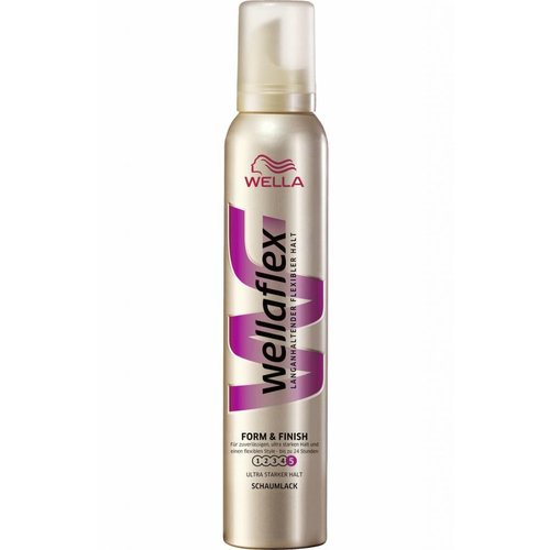 Wella Wella Wellaflex Haarmousse Form & Finish - 200 Ml Wella Wella Wellaflex Haarmousse Form & Finish - 200 Ml