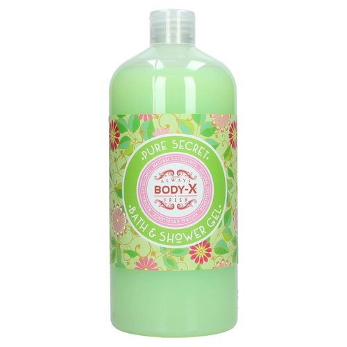 Body-X Body-X Bath & Showergel Pure Secret - 1000 Ml Body-X Body-X Bath & Showergel Pure Secret - 1000 Ml