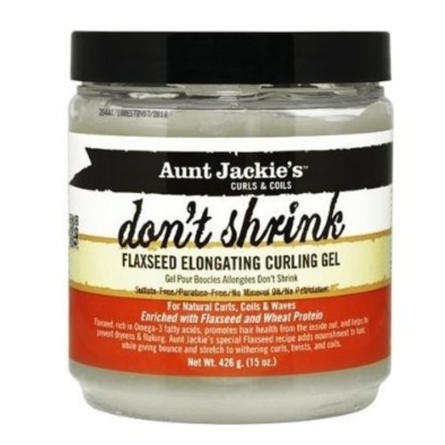 Aunt Jackie's Aunt Jackie's Dont Shrink Flaxseed Elongating Curling Gel 426 Gram