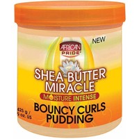 African Pride Shea Butter Miracle Moisture Intense Bouncy Curls Pudding 425 Gram