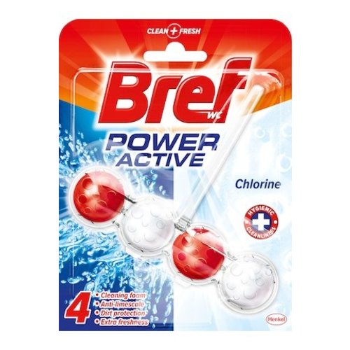 Bref Bref Power Aktive Toiletblok Met Chloor - 50 Gram Bref Bref Power Aktive Toiletblok Met Chloor - 50 Gram
