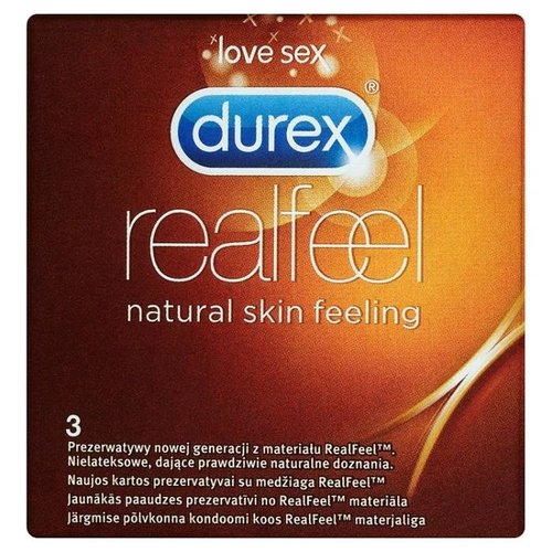 Durex Durex Real Feeling - 3 Stuks Durex Durex Real Feeling - 3 Stuks