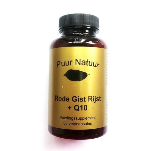 Puur Natuur Puur Natuur Rode Gids Rijst + Q10 - 60 Tabletten