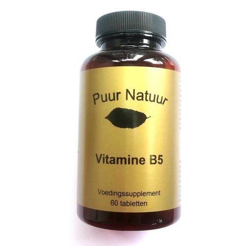 Puur Puur Natuur Vitamine B5 - 60 Tabletten