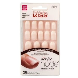 Kiss Kiss Salon Kunstnagels Acrylic French Nude - 28 Stuks