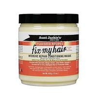 Aunt Jackie's Curls & Coils Flaxseed Recipes Fix My Hair Intensive Repair Conditioning Masque 426 Gram