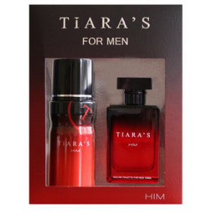 Tiara's Tiara's Him For Men Edt Spray 100 Ml & Deodorant Spray 150 Ml - 1 Stuks
