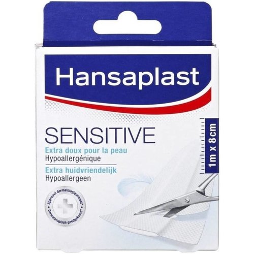 Hansaplast Hansaplast Pleister Sensitive - 1mx8cm