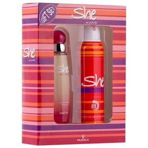 She She Is Love Cadeauverpakking Edt Spray 50 Ml & Deo 150 Ml - 1 Stuks