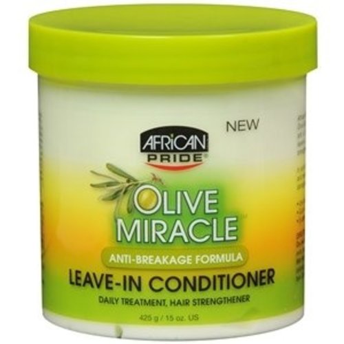 African Pride African Pride Olive Miracle Anti-Breakage Leave-In Conditioner 425 Gram