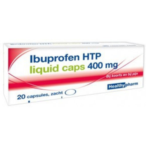 Healthypharm Ibuprofen 400mg Liquid - 20 Capsules