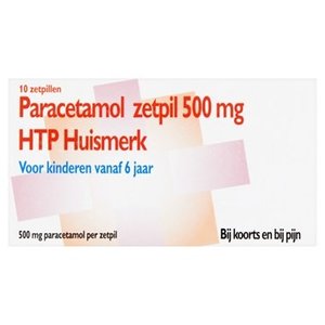 Htp Htp Paracetamol Zetpil 500mg - 10 Sup Htp Htp Paracetamol Zetpil 500mg - 10 Sup