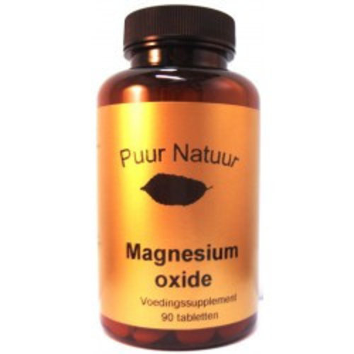 Puur Natuur Puur Natuur Magnesium Oxide 860 Mg - 90 Tabletten Puur Natuur Puur Natuur Magnesium Oxide 860 Mg - 90 Tabletten