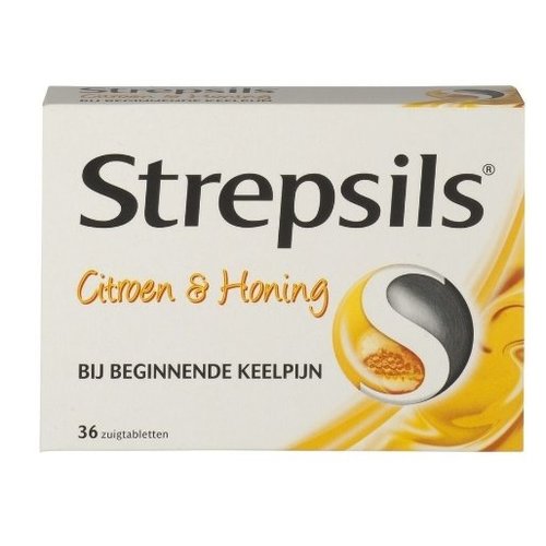 Strepsils Strepsils Citroen/Honing - 36 Stuks