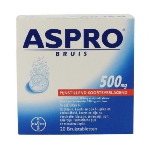 Aspro Aspro 500 Bruis Tabletten 20 Tabletten