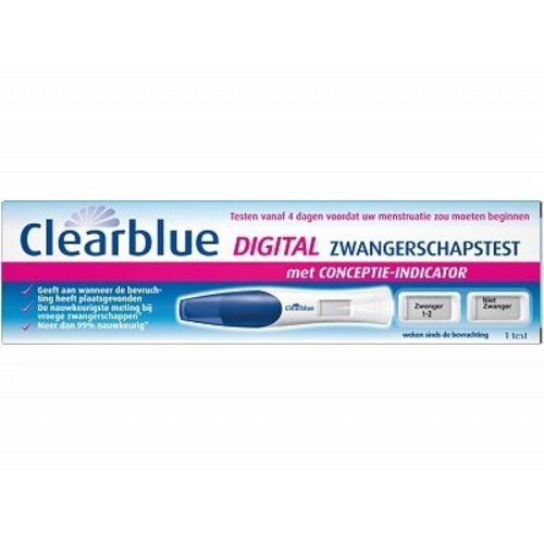 Clearblue Clearblue Conception Indicator - 1 Stuks Clearblue Clearblue Conception Indicator - 1 Stuks
