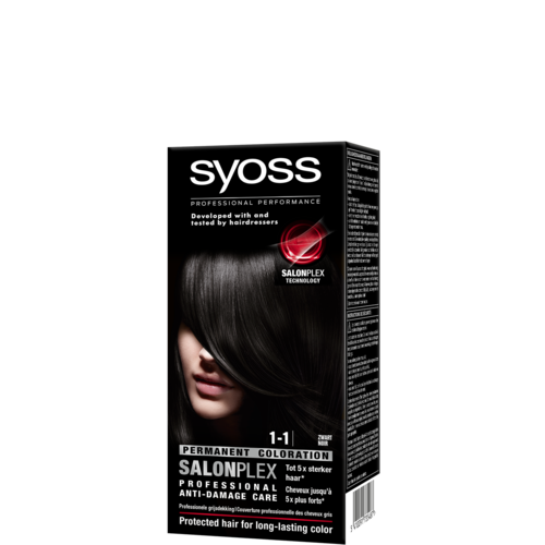 Syoss Syoss Color Haarverf Zwart 1-1